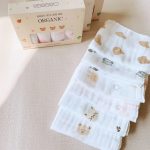 Khăn sữa sợi tre cao cấp Monona chất liệu Organic mềm mại cho bé kích thước 30x30cm (set 5c) - Image 4