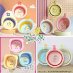 Chậu rửa mặt gấp gọn hình Hổ happy tiger sao vương miện cho bé có quai treo (nhiều mẫu) - Image 5