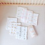 Khăn tắm sợi tre Monona chất liệu organic cao cấp mềm mịn cho bé có hộp giấy (set 1 - set 2) - Image 5