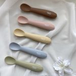 Set 2 Thìa / muỗng silicone TGM nội địa Hàn cho bé tập ăn dặm - Image 4