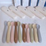 Set 2 Thìa / muỗng silicone TGM nội địa Hàn cho bé tập ăn dặm - Image 6