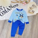 Bộ dài Minky thun lạnh hình racing team size 80-120 cho bé - Image 6
