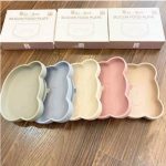 Đĩa Dĩa hình gấu silicone BAR-ROT có đế hít cho bé tập ăn dặm - Image 3