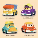 Đồ chơi Hộp set 8 xe chạy đà size to nhiều mẫu dễ thương cho bé - Image 2
