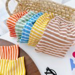 Bộ áo ngắn quần dài Minky raglan sọc phối túi ngực có thú size nhí 80-120 cho bé - Image 2