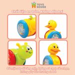 Đồ chơi Lật đật hình ốc sên hình vịt có bánh xe cho bé Toys House - Image 4