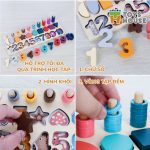 Bảng gỗ ghép số hình khối 3D Toys House - Image 3