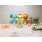 [Thanh lý] Đồ chơi Xúc xắc Lục lạc cầm tay Hola hình động vật có đèn và nhạc cho bé - Image 3