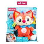 Đồ chơi treo nôi hình Cáo cam/ Gấu mèo cảm ứng phát nhạc Winfun cho bé - Image 3
