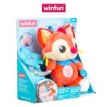 Đồ chơi treo nôi hình Cáo cam/ Gấu mèo cảm ứng phát nhạc Winfun cho bé - Image 4