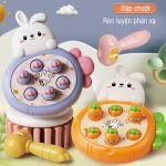 Đồ chơi vận động Máy đập chuột hoạt hình cà rốt cho bé - Image 3