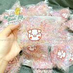 Túi zip chun thun cột tóc siêu dai hình heo đáng yêu cho bé (phụ kiện T041)
