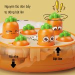 Đồ chơi vận động Máy đập chuột hoạt hình cà rốt cho bé - Image 4