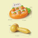 Đồ chơi vận động Máy đập chuột hoạt hình cà rốt cho bé - Image 5
