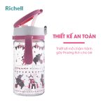 Bình ống hút uống nước AQ Richell 320ml cho bé (mẫu mới) - Image 4