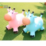 Đồ chơi Thú nhún bơm hơi Toys House cho bé chơi vận động (Tặng kèm đồ bơm)