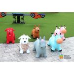Đồ chơi Thú nhún bơm hơi Toys House cho bé chơi vận động (Tặng kèm đồ bơm) - Image 2
