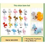 Đồ chơi Thú nhún bơm hơi Toys House cho bé chơi vận động (Tặng kèm đồ bơm) - Image 3
