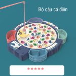 Đồ chơi trẻ em Câu cá điện 24 con cá 5 cần cho bé vui (có ảnh thật) - Image 5