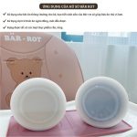 Bát chén sứ ăn dặm / Hũ trữ ăn dặm gốm sứ BAR-ROT in họa tiết kèm nắp cho bé Ceramic bowl mẫu HQ xinh - Image 5