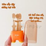 Bộ bàn chải silicon Honper chăm sóc răng miệng cho bé 3in1 mã HP216 - Image 2