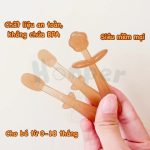 Bộ bàn chải silicon Honper chăm sóc răng miệng cho bé 3in1 mã HP216 - Image 3