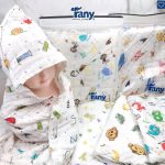 [Thanh lý] Choàng ủ quấn bé vải xô Fany cho bé - Image 2