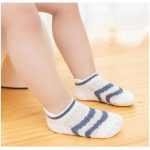 Set 5 đôi vớ / tất lưới bo bàn chân có đế chống trượt cho bé - Image 6