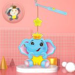 [Tặng quà] Đồ chơi Lồng đèn trung thu hoạt hình 2 mảnh bằng nhựa siêu nhẹ (mẫu có đèn và nhạc)