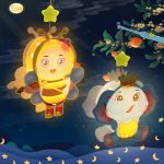 [Tặng quà] Đồ chơi Lồng đèn trung thu hoạt hình 2 mảnh bằng nhựa siêu nhẹ (mẫu có đèn và nhạc) - Image 5