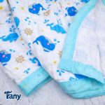 [Thanh lý] Chăn mền gạc 5 lớp Fany có họa tiết cho bé size đại 120x120