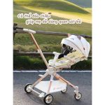 Xe đẩy gấp gọn Honper HP825 du lịch tiện lợi màu xinh cho bé - Image 2