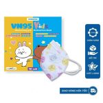 Khẩu trang y tế trẻ em kháng khuẩn 4 lớp Famapro VN95 Kids cho bé lớn 4-8 tuổi (set 10c) - Image 4