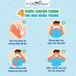 Khẩu trang y tế trẻ em kháng khuẩn 4 lớp Famapro VN95 Kids cho bé lớn 4-8 tuổi (set 10c) - Image 5