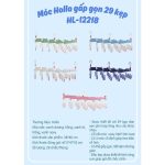Giàn phơi Móc chùm gấp gọn ziczac Honper 29 kẹp treo quần áo trẻ em cho bé - Image 2