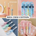 Bàn chải đánh răng cho bé Minisoft cotton toothbrush lông tơ mềm mịn (nhiều mẫu)