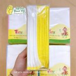 Khăn sữa gạc Fany xô trắng (set 10 cái) nhiều kích thước cho bé - Image 4