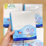 Khăn sữa gạc Fany xô trắng (set 10 cái) nhiều kích thước cho bé - Image 5