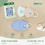 Khẩu trang vải Dokma cho bé (hộp set 3 cái) - Image 2