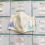 Khẩu trang trẻ em vải Mamaru nano bạc kháng khuẩn 0m-24m (set 3 cái) - Image 5