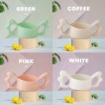 Tay cầm bình sữa hình cánh tiên bằng silicon cho mọi loại bình cho bé tự cầm - Image 5