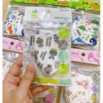 Khẩu trang trẻ em Skater 3D nội địa Nhật hình siêu cưng cho bé từ sơ sinh (set 5 cái) - Image 5