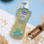 [có size mini] Sữa tắm gội cho bé Chicco Hoa cúc và Yến mạch 200ml và 500ml (mẫu mới)
