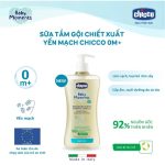 [có size mini] Sữa tắm gội cho bé Chicco Hoa cúc và Yến mạch 200ml và 500ml (mẫu mới) - Image 3
