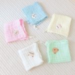 Khăn sữa xô 6 lớp Monona sợi bông tự nhiên mềm mại cho bé (hộp set 3 cái)