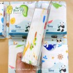 Khăn sữa sợi tre Fany set 10 cái kt 31x30 (nhiều mẫu) cho bé - Image 6