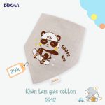 Yếm vải Dokma tam giác nhiều mẫu cho bé có cúc bấm - Image 2