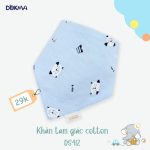 Yếm vải Dokma tam giác nhiều mẫu cho bé có cúc bấm - Image 4
