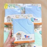 Khăn sữa gạc 2 mặt vải Fany màu trơn / in hình nhiều mẫu cho bé - Image 4