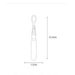Bàn chải đánh răng cotton lông tơ Raoyi màu trơn cho bé - Image 4